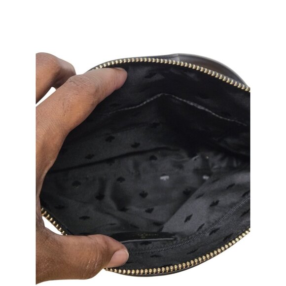 Kate Spade New York Jackson Black Pebbled Leather Top Zip Crossbody Handbag - Picture 5 of 6